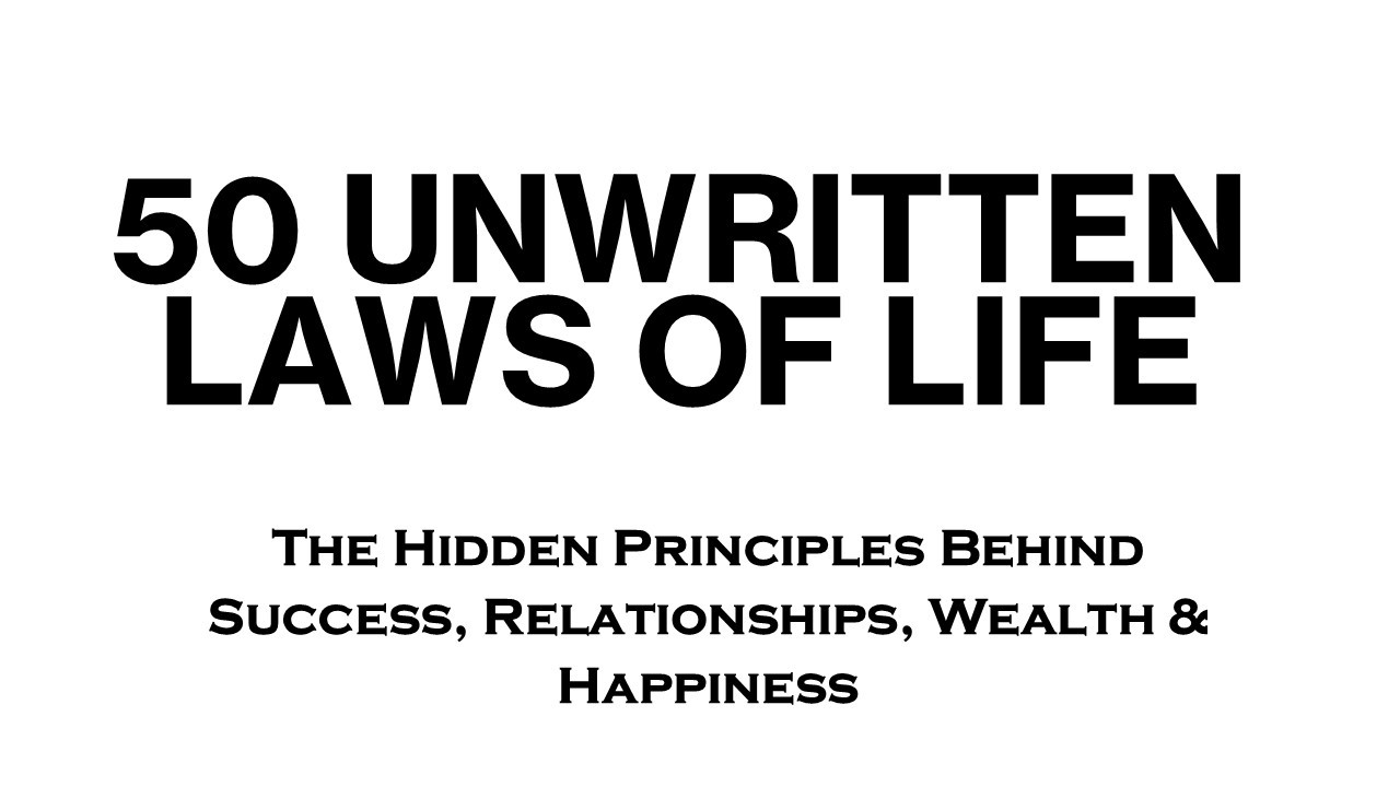 50-Unwritten-Laws-of-Life